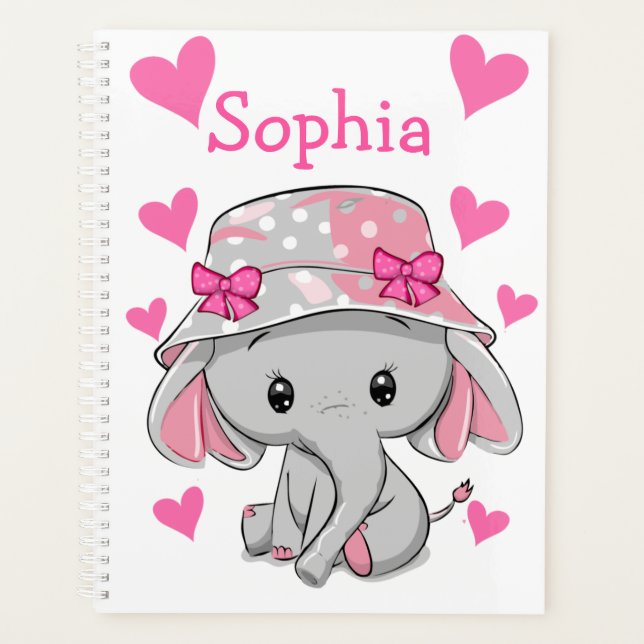 Bébé mignon Eléphant fille (Devant)