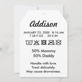 Bébé mignon Faire-part de naissance