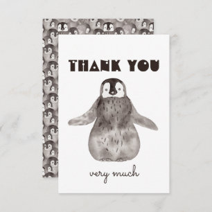 Bébé mignon Merci de pingouin 