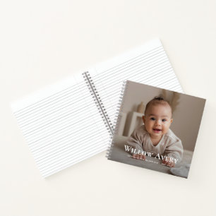 Bébé mignon photo Première année Jalons Livre de m