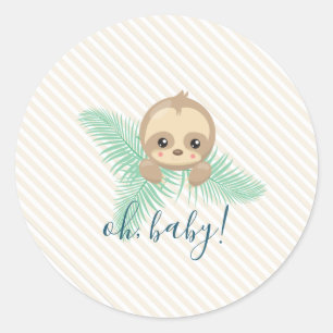 Bébé mignon Stickers Baby shower partie de fentes