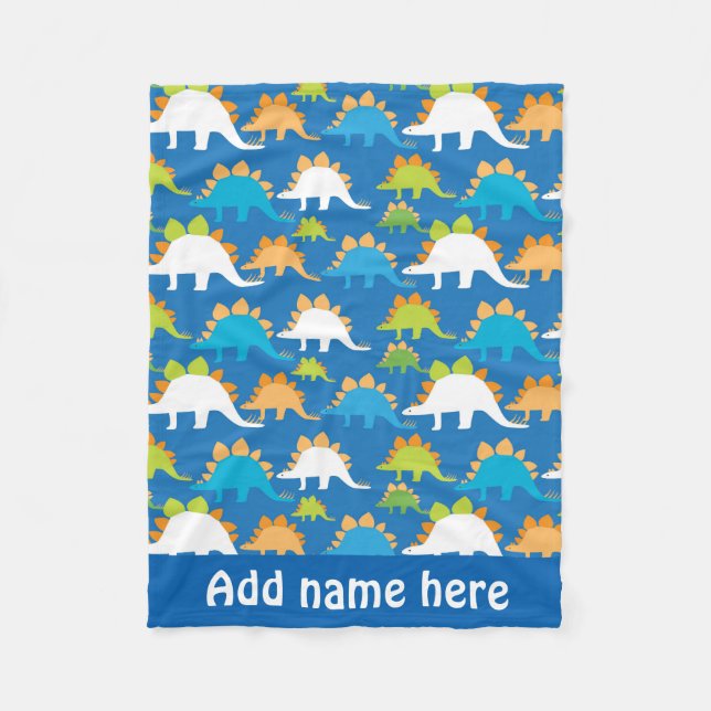 bébé motif dinosaure toece couverture (Devant)