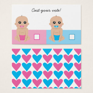 Bébé mou Parti de révélation de genre Vote Car