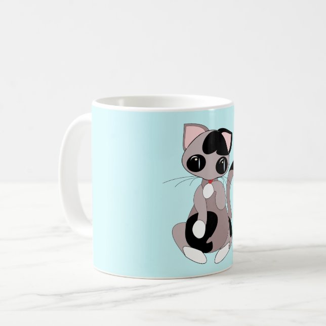 Bébé Mug avec petit chat doux (Devant gauche)