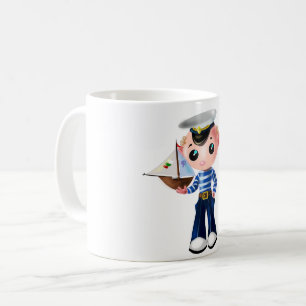 Bébé Mug avec petit marin Garçon