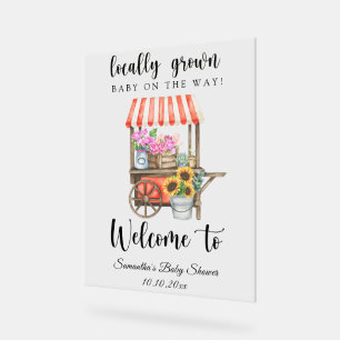 Bébé né localement - Bienvenue à la baby shower