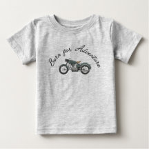 Né pour l'aventure : T-shirt à thème moto