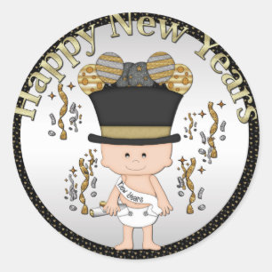 Bébé Nouvel An Eve Holiday sticker
