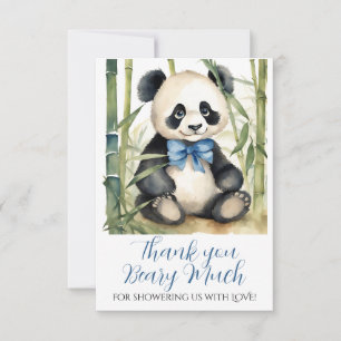 Bébé Panda ours Garçon Baby shower Merci