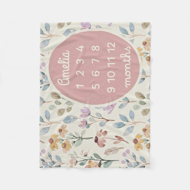 Bébé personnalisé Couverture en pierre de taille F (Devant)