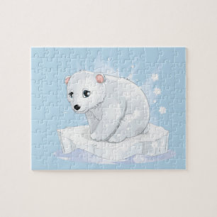 Bébé Polar Ours Jeu Puzzle