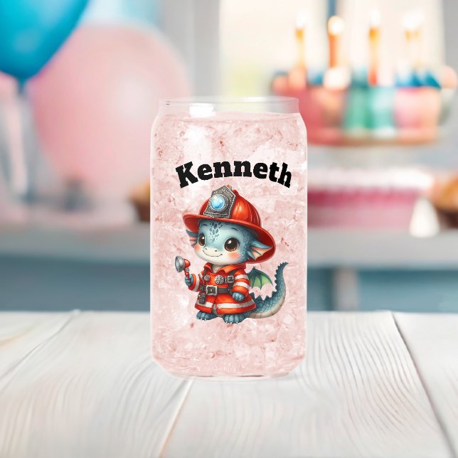 Bébé pompier dragon prêt à économiser! (Insitu (Baby Shower))