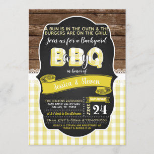 Bébé Q Baby shower Invitation - Jaune
