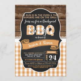 Bébé Q Baby shower Invitation - Orange