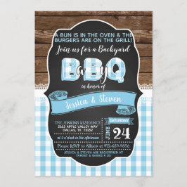 Bébé Q Baby shower Invitation pour garçon - Bébé b