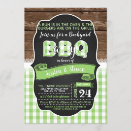 Bébé Q Baby shower Invitation - Vert