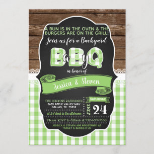 Bébé Q Baby shower Invitation - Vert