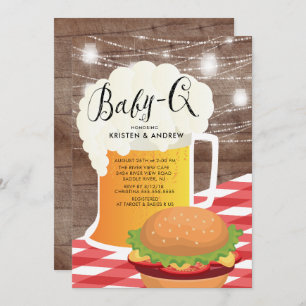 BÉBÉ - Q Invitation Baby shower