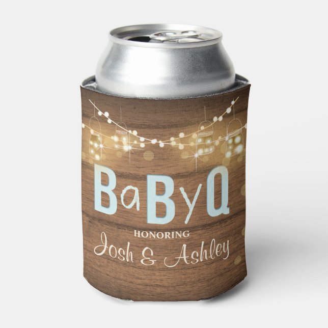 Bébé Q Lit BBQ Baby shower Can Glacière bouteille (Can devant)