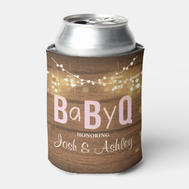 Bébé Q Lit BBQ Baby shower Can Glacière bouteille (Can devant)