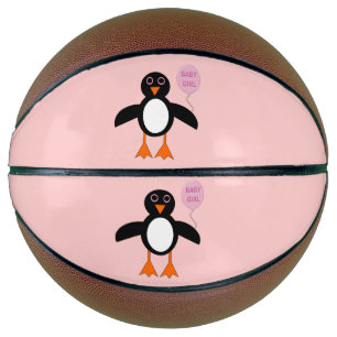 Bébé rose mignonne fille Pingouin Basket Ballons