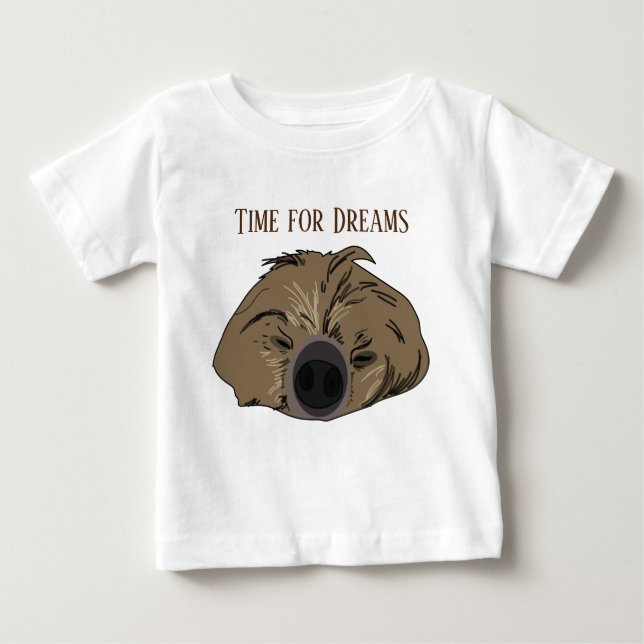 Bébé Sloth Art Time pour Dreams T-shirt (Devant)