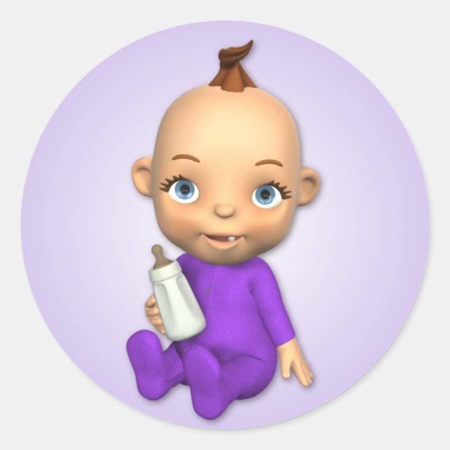 Bébé Sticker Toon (Devant)