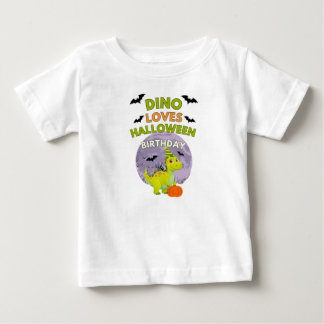 Bébé T-shirt d'anniversaire de dinosaure mignon pour Ha