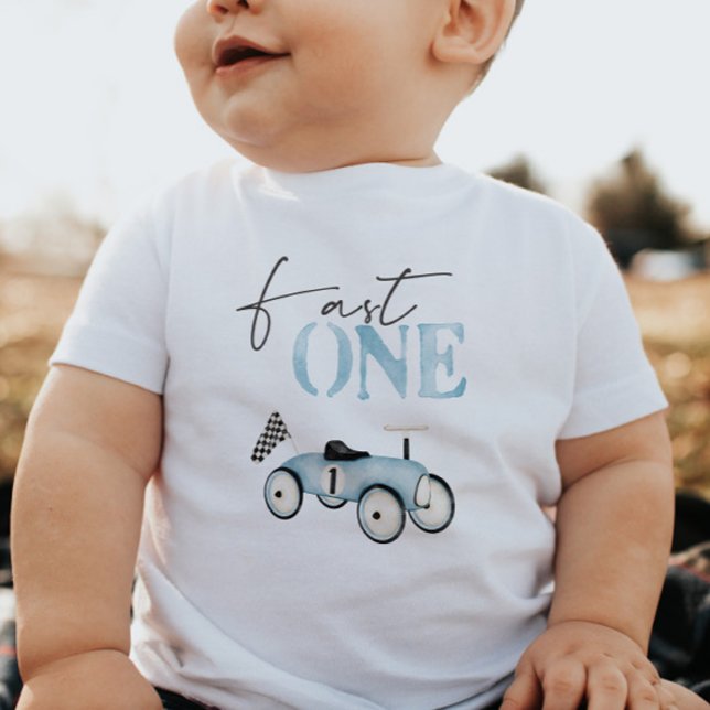 Bébé T-shirt de fête pour le thème d'un véhicule rapide (Créateur téléchargé)