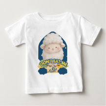 T-shirt drôle "Ne me mange pas" pour tout-petit po