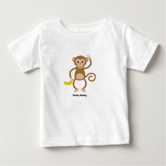 Bébé T-shirt effronté de singe pour des enfants