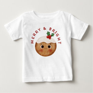 Bébé T-shirt Merry & Bright Noël pour tout-petit
