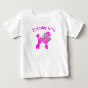 Bébé T-Shirt personnalisé pour fille avec un anniversai