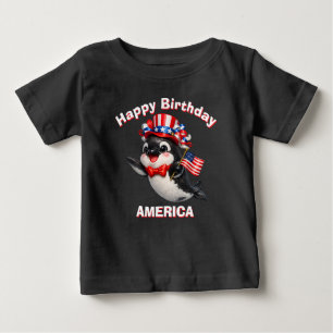 Bébé T-Shirt pour enfants Orca (7j) Patriotique