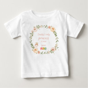 Bébé T-shirt pour fille de 1 an adorable