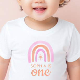 Bébé T-shirt pour le 1er anniversaire d'une jolie fille
