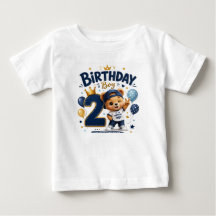 T-shirt pour le 2ème anniversaire d'un garçon, our