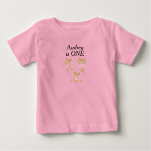 Bébé T-Shirt pour tout-petit avec âge monogrammé