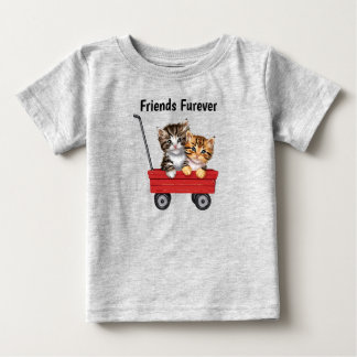 Bébé T-shirt pour tout-petit avec des chats de dessin a