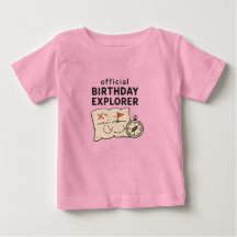T-shirt pour tout-petit explorateur d'anniversaire