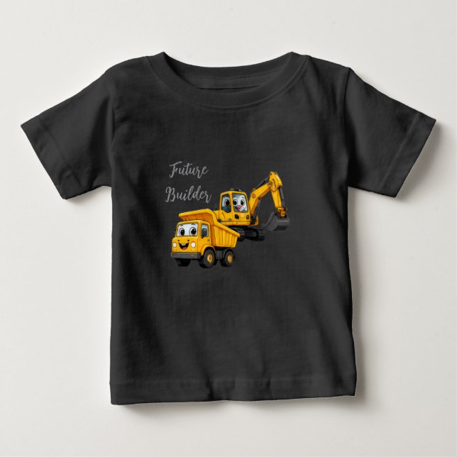 Bébé T-shirt pour tout-petit Future Builder (Devant)