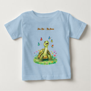 Bébé T-shirt pour tout-petit Tortue Papillon