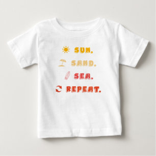 Bébé T-shirt pour tout-petit « Vibes d'été » - Amusemen