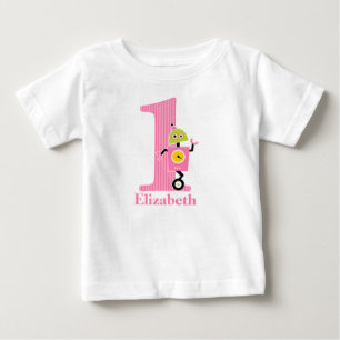 Bébé T-shirt robot pour 1er anniversaire