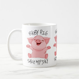 Bébé tasse de café de cochon pour les amoureux de 