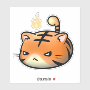 Bébé Tiger Vinyl Sticker