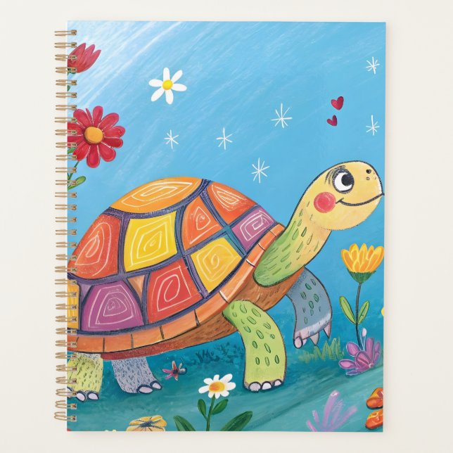 Bébé Tortue Dessinée (Devant)