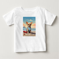 Un mignon T-shirt en forme de petit chien pour