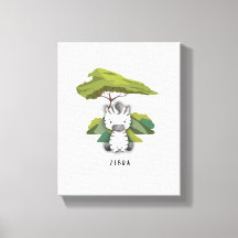 Bébé Zebra Safari toile Imprimer
