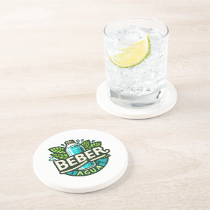 Beber agua getränkeuntersetzer